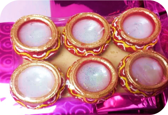 matki Diyas Set of 6-D7