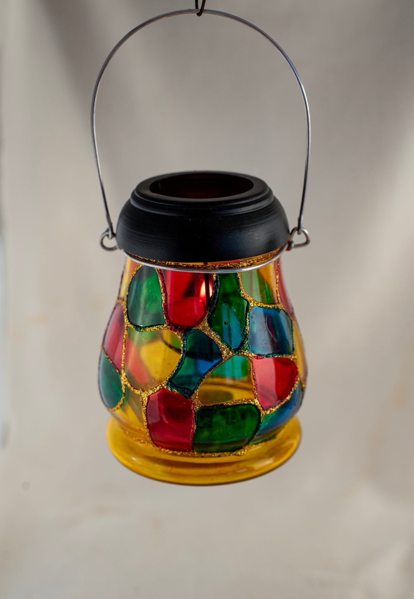 Zari Stand Hanging Tlite Candle Holder Set of 1-D10
