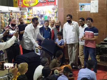 Blankets distribution to Mandangad Blind school - Snehajyoti, sponsored by SPARSH- Mumbai