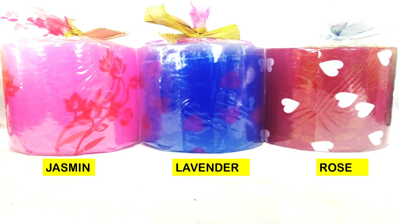 Scented Candle Round Big Set of 1-S7