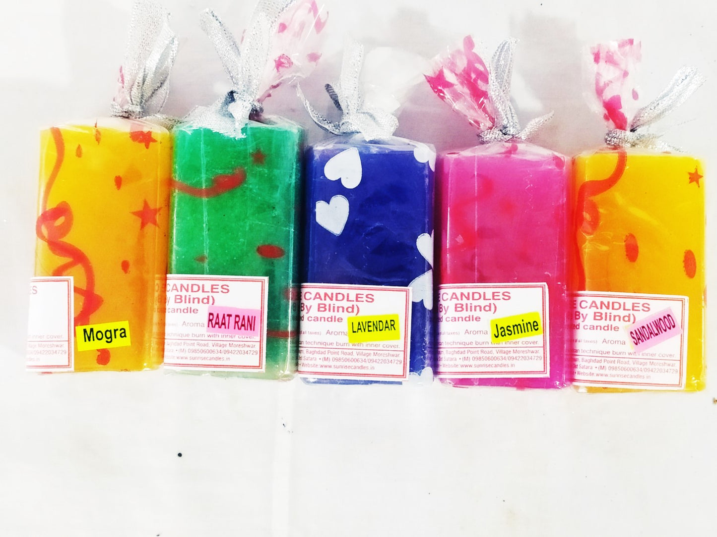 Scented Candle Long pack of 1-S6