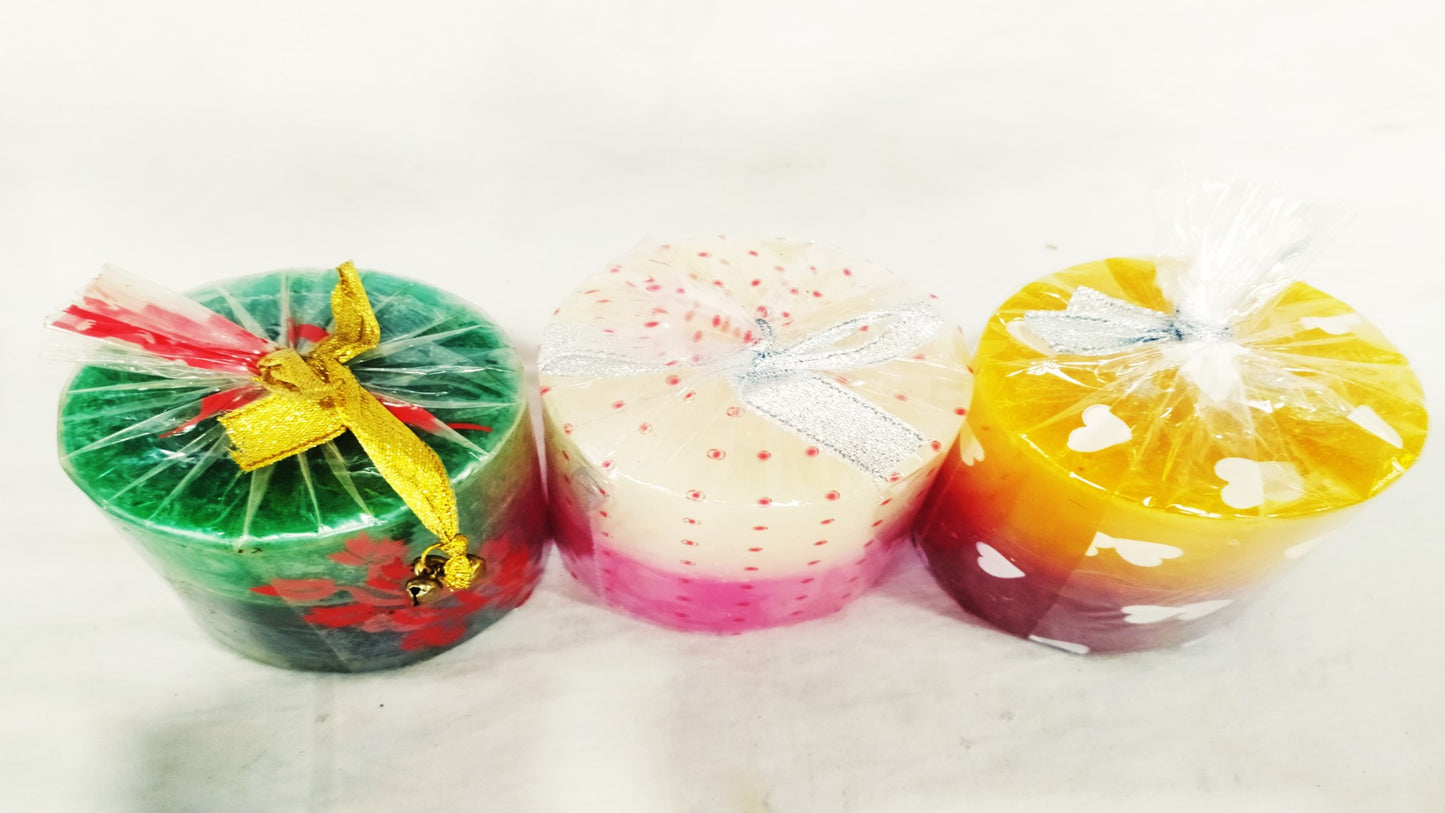 Scented Candle Round Big Set of 1-S7