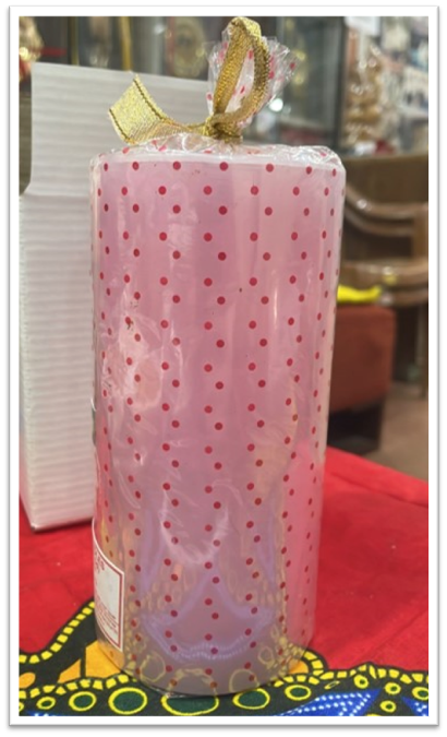 Scented Round Pillar Candle -S9