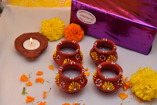 matki Diyas  Set of 4-D5