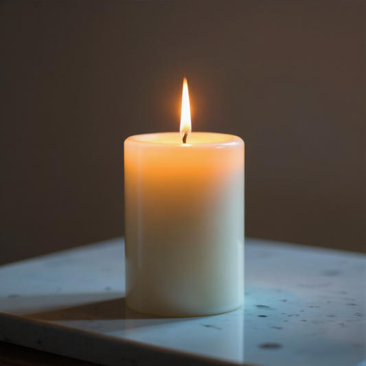 Scented Round Pillar Candle -S9